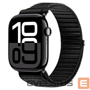 Strap Dux Ducis  Apple Watch 42/44/45/46/49MM YE Nylon Braided Loop Wrist Strap Black
