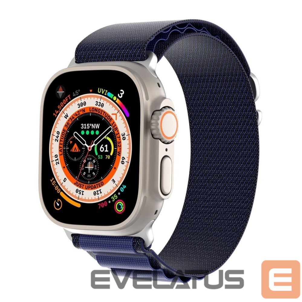Strap Dux Ducis Apple Buckle Sport Band for Apple Watch 42/44/45/46/49MM Navy