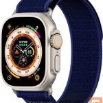 Strap Dux Ducis  Sport Velcro Strap for Apple Watch 42/44/45/46/49MM Blue