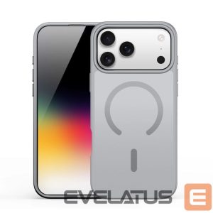 Back panel cover Dux Ducis Apple iPhone 17 Pro YIND PC+TPU Case with MagSafe Grey