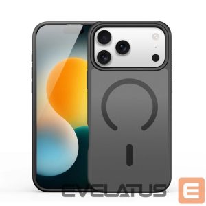 Back panel cover Dux Ducis Apple iPhone 17 Pro Max YIND PC+TPU Case with MagSafe Black