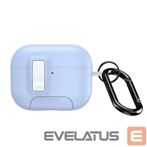 Headphone case Dux Ducis Apple AirPods Pro 3 PECQ Series PC+TPU Cover with Hook White Blue