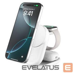 Wireless charger Belkin  UltraCharge 25w Qi2 3in1 Magnetic Charger White