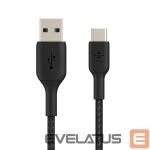 Cable Belkin  BOOST CHARGE  USB-A to USB-C Cable, Braided, 2M Black