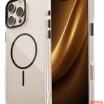 Back panel cover iLike Apple iPhone 17 Pro 6,3 Clear Thin Mag case Transparent Black