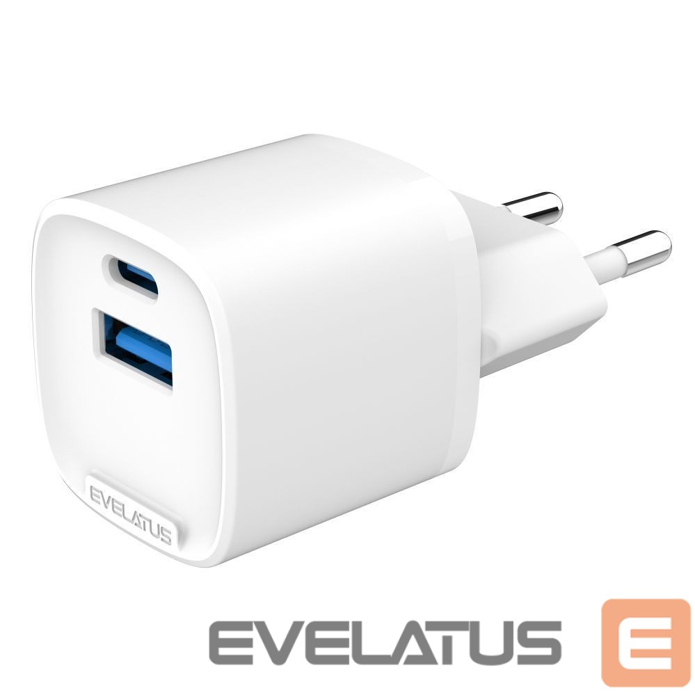 Adapter Evelatus Evelatus QuickVolt Adapter 20W EU-WH White