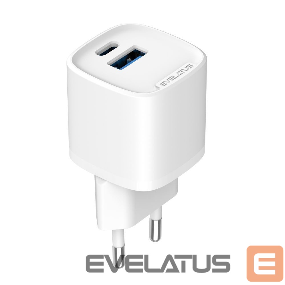 Adapter Evelatus Evelatus QuickVolt Adapter 20W EU-WH White