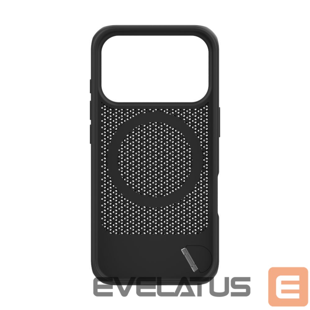 Back panel cover Evelatus Apple iPhone 17 Pro Premium Case Magsafe With Stand Plastic Black