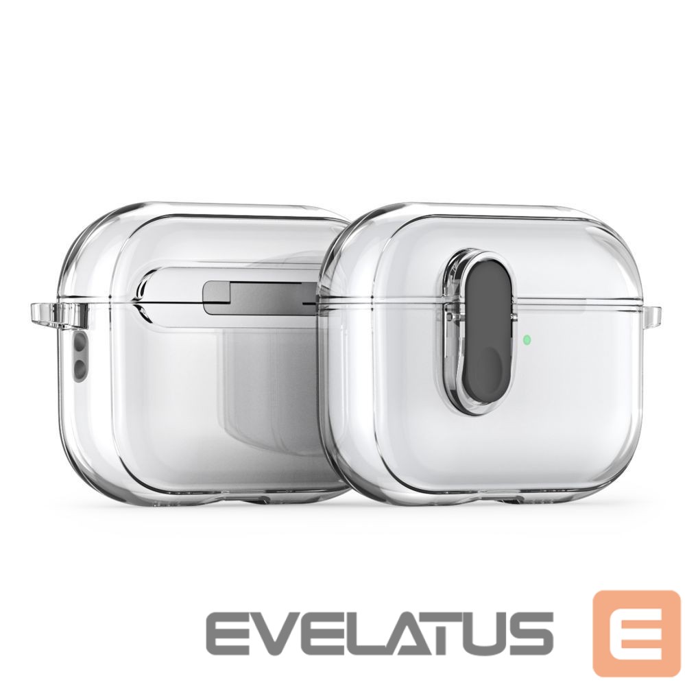 Headphone case Dux Ducis Apple AirPods Pro 3 PECL Series PC+TPU Cover with Hook Black Clear