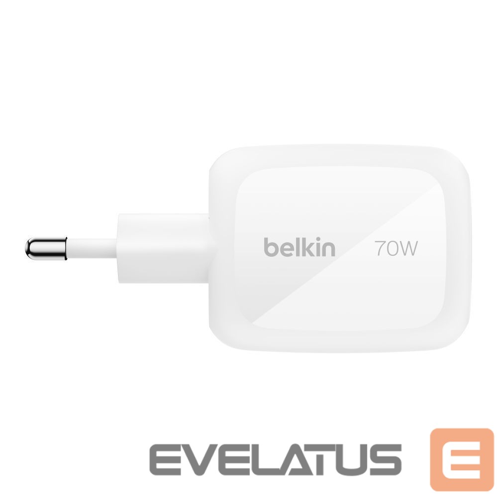 Adapter Belkin BOOSTCHARGE 70w 2C1A Wall Charger with interchangable plug tips UK, EU, US White