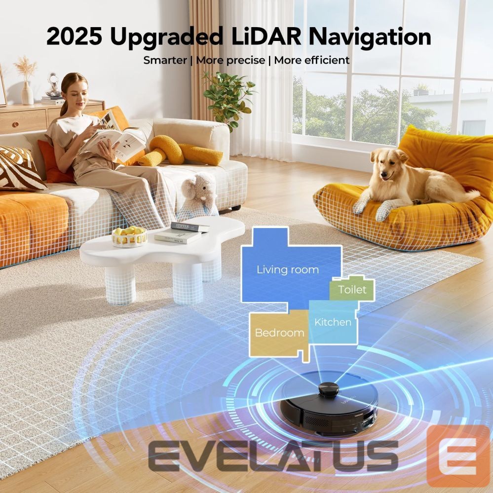 Vacuum cleaner Lubluelu L15 MAX robot vacuum cleaner with self-empty station