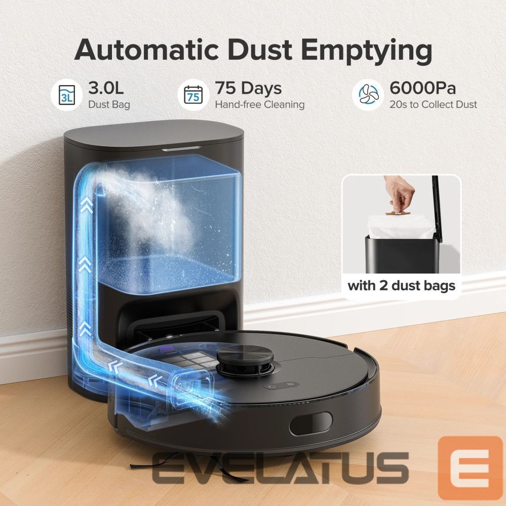 Vacuum cleaner Lubluelu L15 MAX robot vacuum cleaner with self-empty station