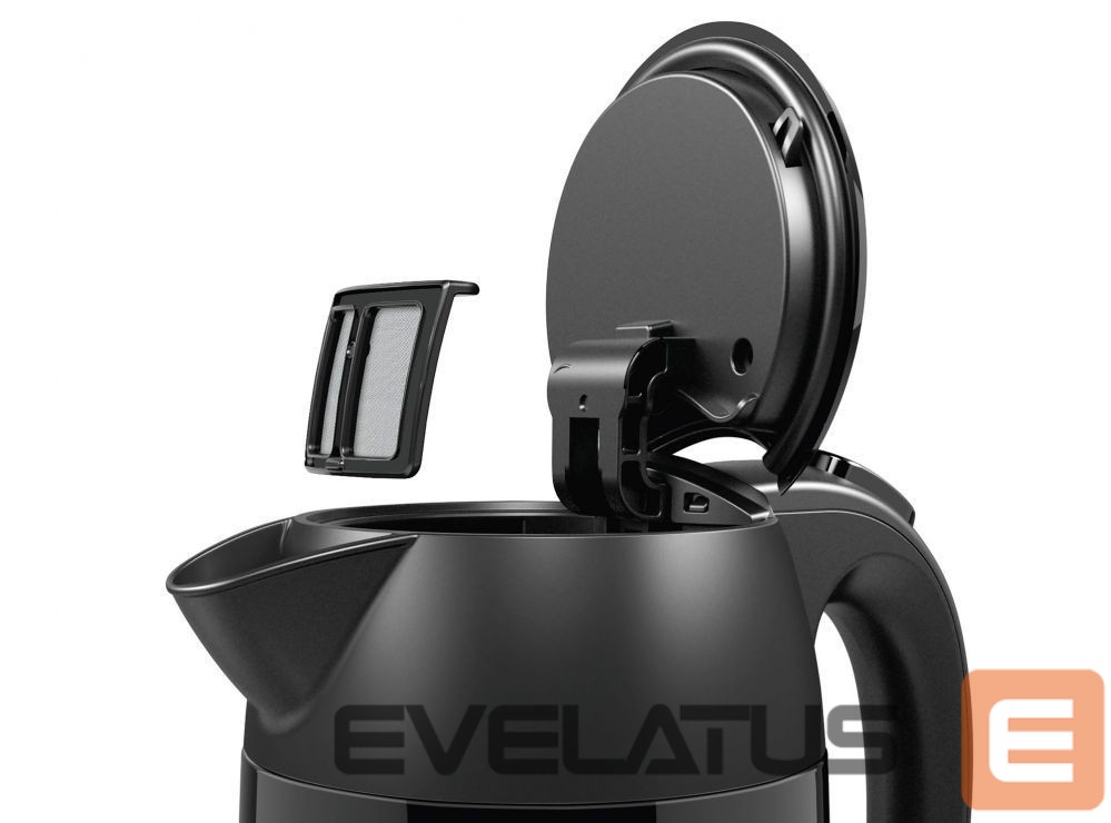 Teapot Bosch | Kettle | DesignLine TWK3P423 | Electric | 2400 W | 1.7 L | Stainless steel | 360° rotational base | Jet black polished
