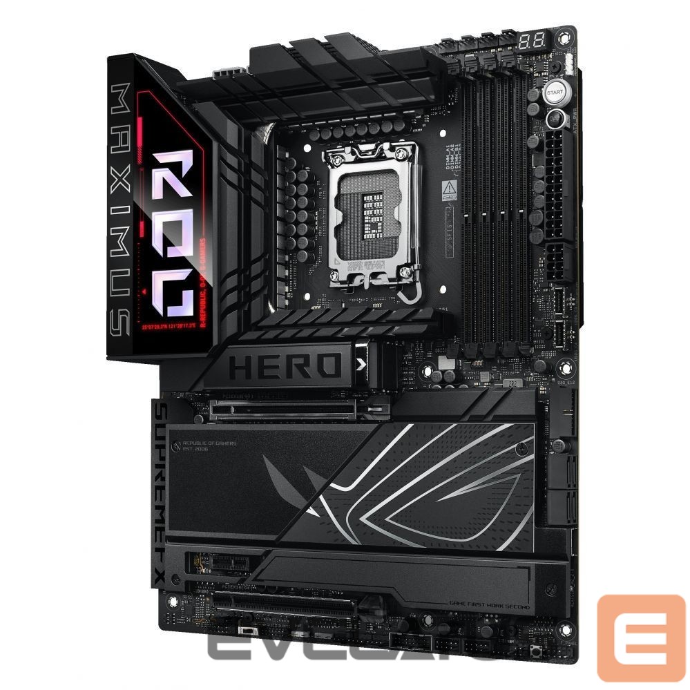 Motherboard for Intel processors Asus ROG MAXIMUS Z890 HERO | Processor family Intel | Processor socket LGA1851 | DDR5 | Supported hard disk drive interfaces M.2, SATA | Number of SATA connectors 4