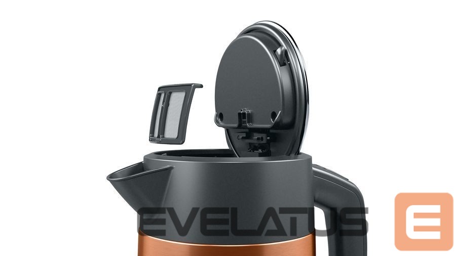Teapot Bosch Kettle TWK4P439 Electric, 2400 W, 1.7 L, Stainless steel, Copper, 360° rotational base