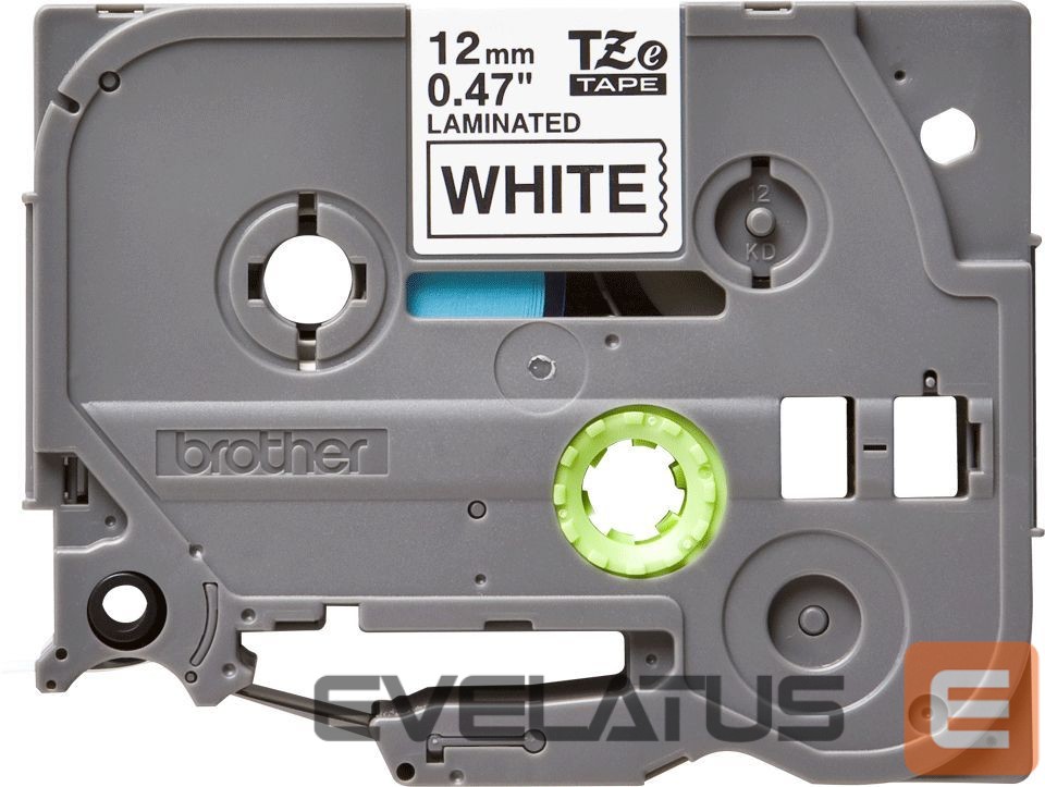 Printer accessories Brother TZ-231 Laminated Tape Black on White, TZe, 8 m, 1.2 cm