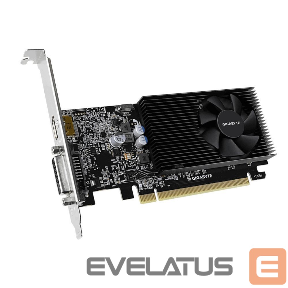 Graphic card / Video cards Gigabyte GV-N1030D4-2GL 1.0 NVIDIA, 2 GB, GeForce GT 1030, DDR4, PCI Express 3.0, Processor frequency 1417 MHz, DVI-D ports quantity 1, HDMI ports quantity 1, Memory clock speed 2100 MHz