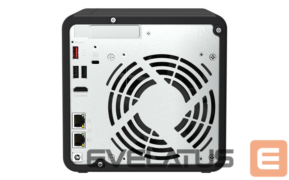 Flash drive QNAP TS-464-8G 4-Bay desktop NAS, Intel® Celeron® N5105/N5095 quad-core, 8 GB onboard not expandable, 4 x 3.5"/2.5" SATA 6Gb/s drive bays, 2