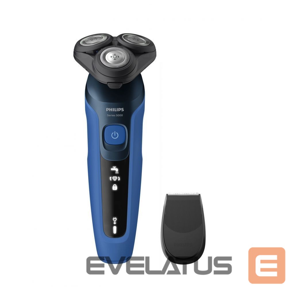 Razor Philips S5466/17 Electric shaver, Wet and dry, Royal Blue