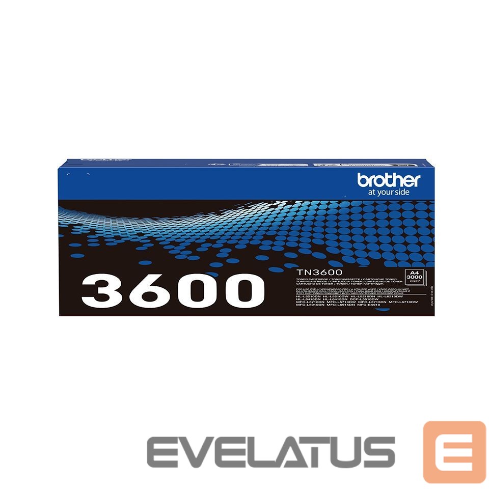 Printer accessories Brother TN-3600 Genuine Toner Cartridge, Black