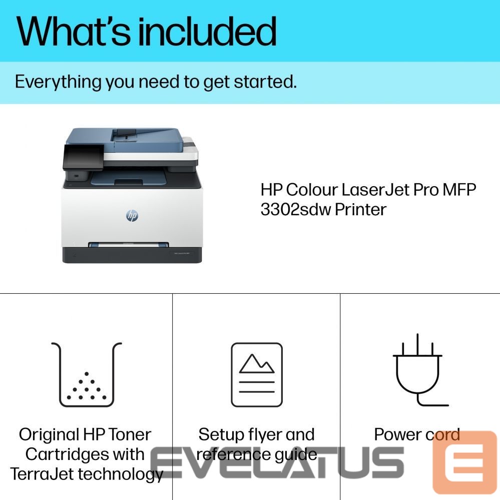 Printers HP HP Color LJ Pro MFP 3302sdw 25ppm Prntr