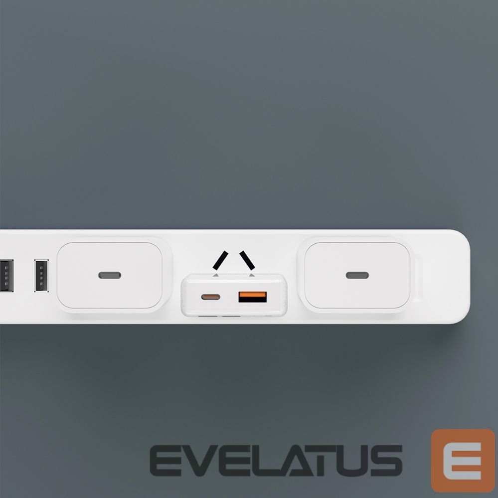 Adapter Dudao with USB‑C cable White