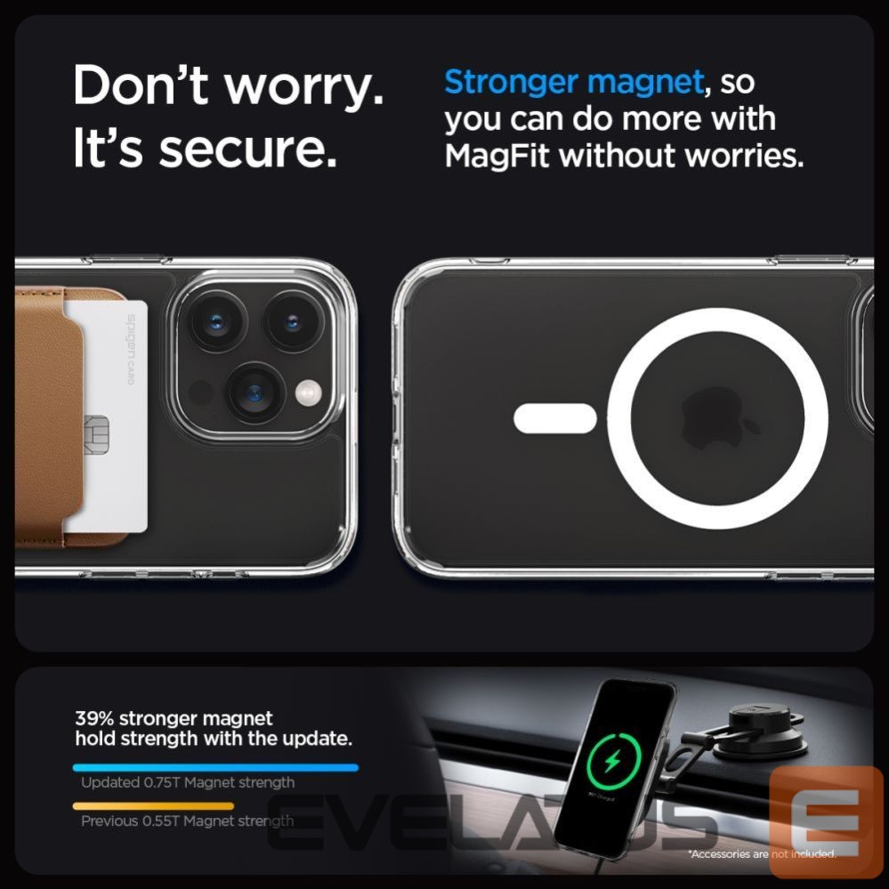 Other goods Spigen Spigen Ultra Hybrid Mag Case with MagSafe for iPhone 15 Pro - Clear Matte