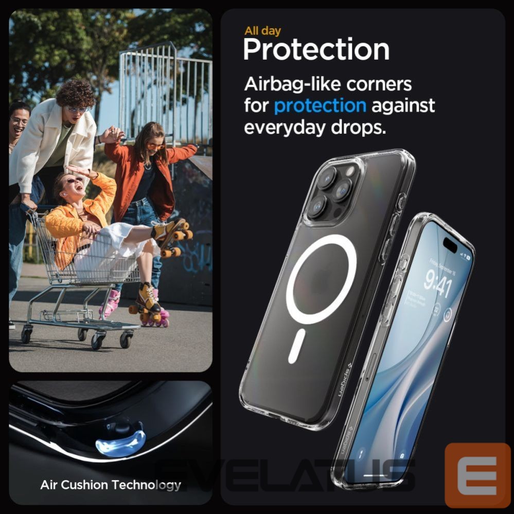 Other goods Spigen Spigen Ultra Hybrid Mag Case with MagSafe for iPhone 15 Pro - Clear Matte