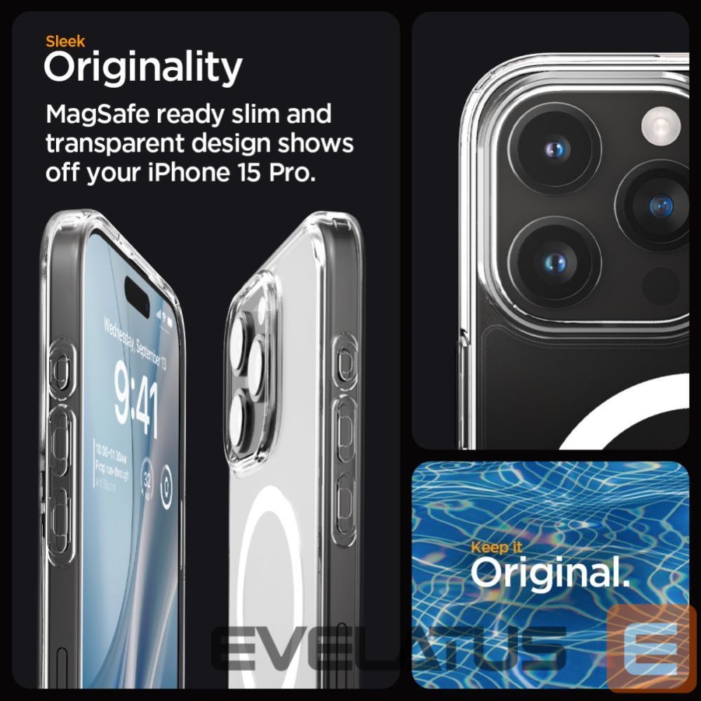 Other goods Spigen Spigen Ultra Hybrid Mag Case with MagSafe for iPhone 15 Pro - Clear Matte
