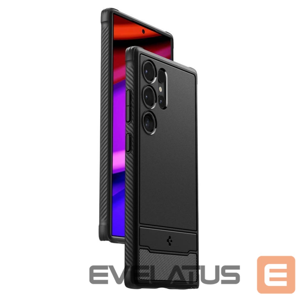 Other goods Spigen Spigen Rugged Armor Case for Samsung Galaxy S24 Ultra - Matte Black
