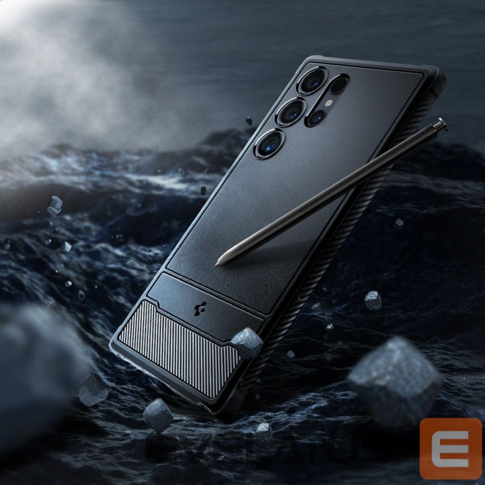Other goods Spigen Spigen Rugged Armor Case for Samsung Galaxy S24 Ultra - Matte Black