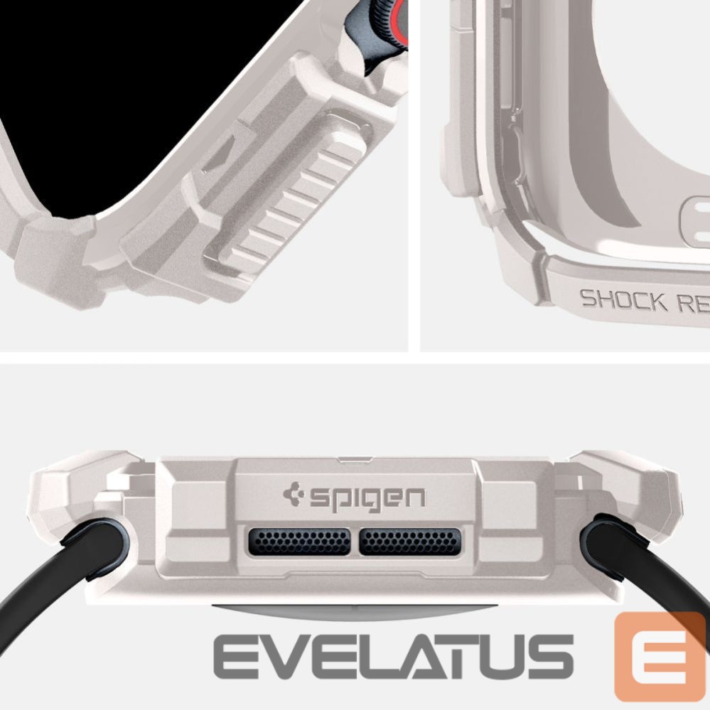 Other goods Spigen Spigen Rugged Armor Strap for Apple Watch 10 46mm - Beige