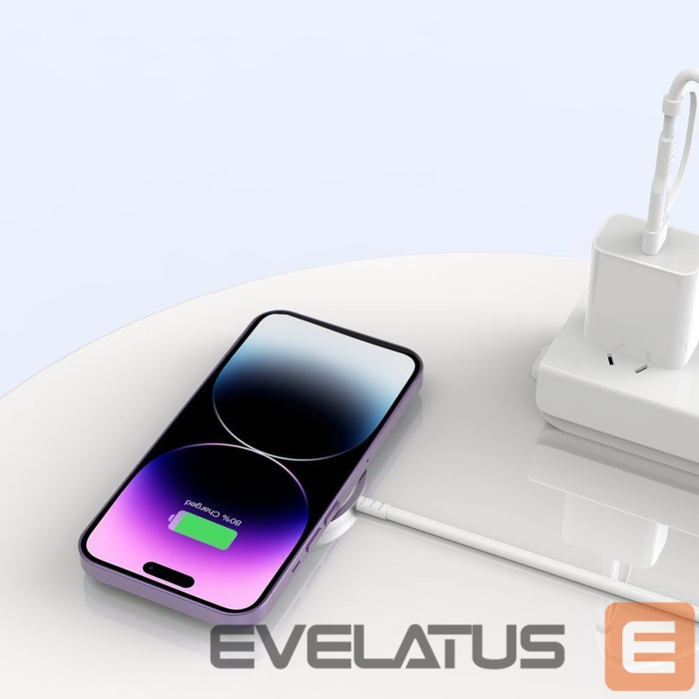 Other goods Tech-Protect Tech-Protect QI15W-A44 Magnetic Wireless Charger with MagSafe - White