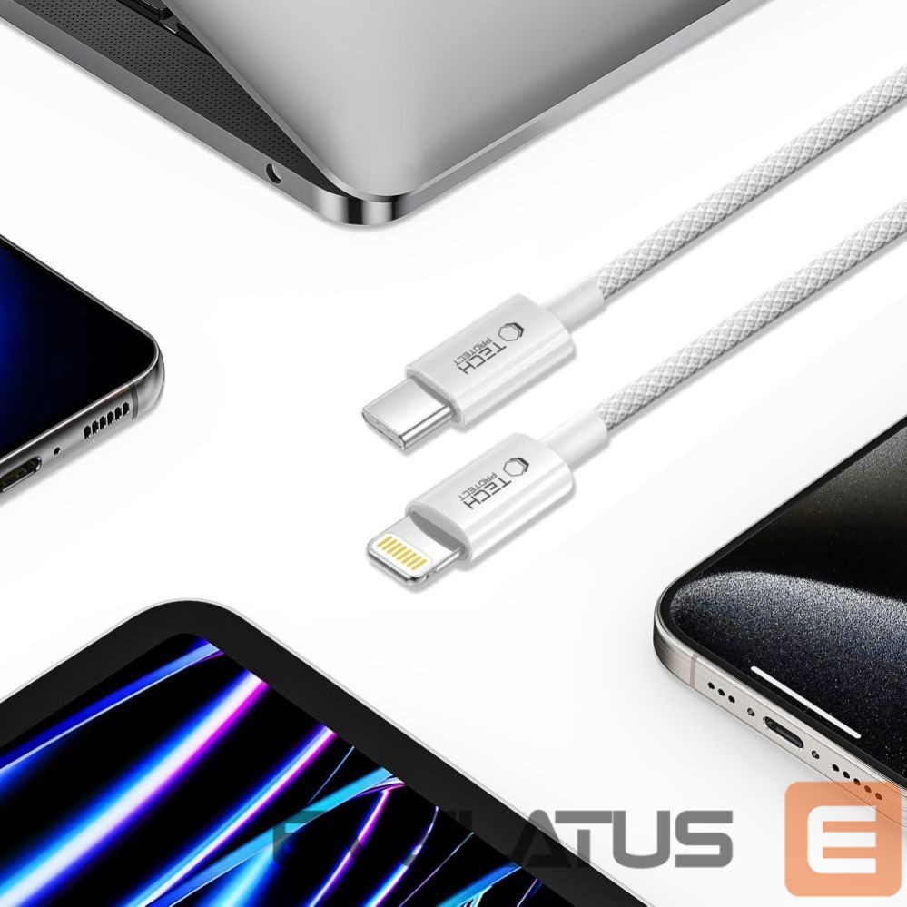 Other goods Tech-Protect Tech-Protect UltraBoost USB-C / Lightning PD27W/3A cable 100 cm - gray