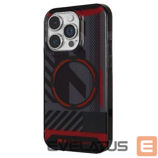 Other goods Audi Audi IML Sport MagSafe Case iPhone 14 Pro Max 6.7" black/black hardcase AU-IMLMIP14PM-RSQ/D2-BK