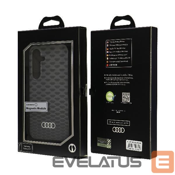 Other goods Audi Audi IML Stitching Pattern MagSafe Case S24 S921 black/black hardcase AU-IMLMS24-Q5/D3-BK