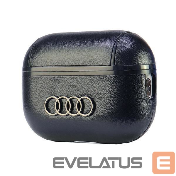 Other goods Audi Audi Leather Big Logo AirPods Pro 2 cover black/black AU-APP2-GT/D3-BK