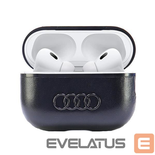 Other goods Audi Audi Leather Big Logo AirPods Pro 2 cover black/black AU-APP2-GT/D3-BK
