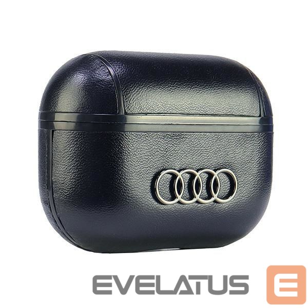 Other goods Audi Audi Leather Big Logo AirPods Pro 2 cover black/black AU-APP2-GT/D3-BK