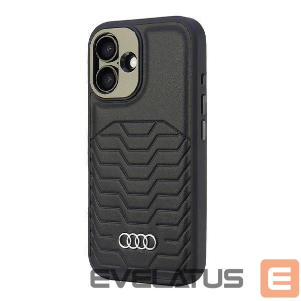 Other goods Audi Audi Synthetic Leather MagSafe iPhone 16 Plus 6.7" black/black hardcase AU-TPUPCMIP16M-GT/D3-BK