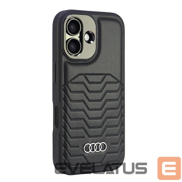 Other goods Audi Audi Synthetic Leather MagSafe iPhone 16 Plus 6.7" black/black hardcase AU-TPUPCMIP16M-GT/D3-BK