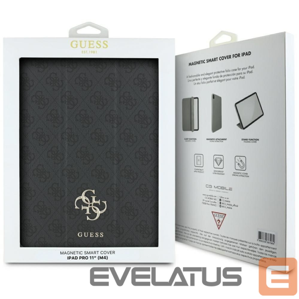 Other goods Guess Guess GUFC11PM24PS4SGK iPad Pro 11" 2024 black/black Magnetic 4G Big Logo