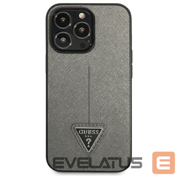 Other goods Guess Guess Saffiano Triangle Logo case for iPhone 13 Pro Max 6.7" - silver