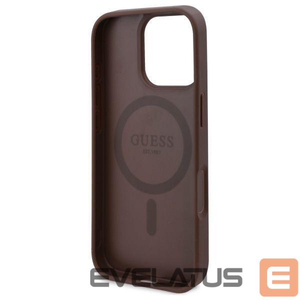 Other goods Guess Guess GUHMP16LP4ROPEMCW iPhone 16 Pro 6.3" brown/brown hardcase 4G Flowers Print MagSafe