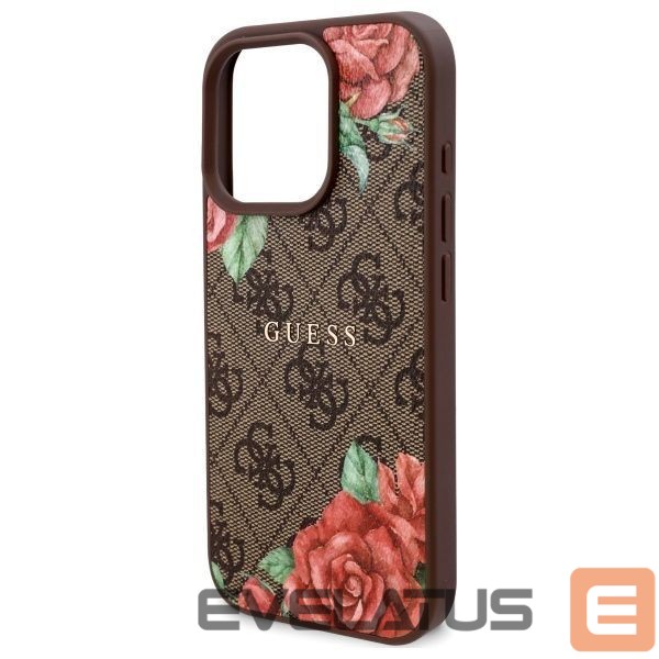 Other goods Guess Guess GUHMP16LP4ROPEMCW iPhone 16 Pro 6.3" brown/brown hardcase 4G Flowers Print MagSafe