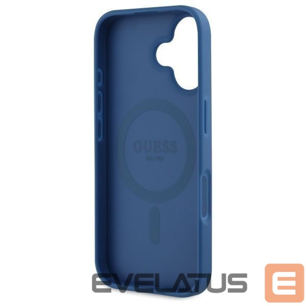 Other goods Guess Guess GUHMP16SP4ROPEMCB iPhone 16 6.1" blue/blue hardcase 4G Flowers Print MagSafe
