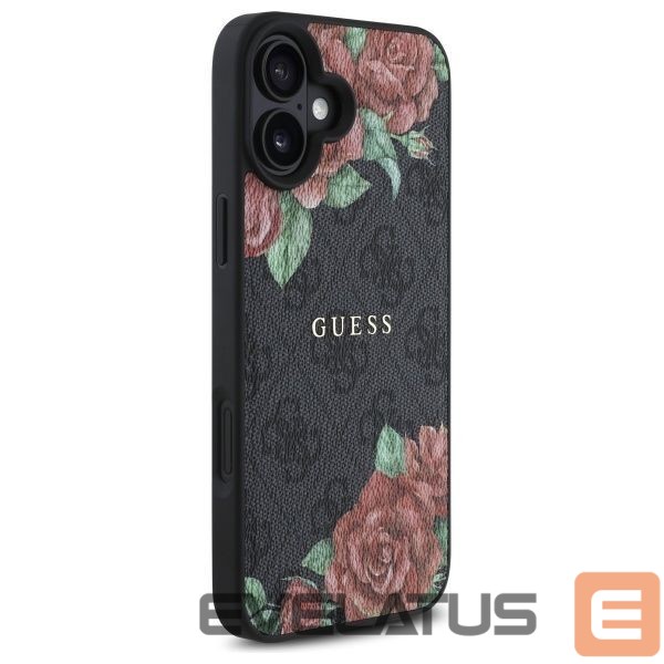 Other goods Guess Guess GUHMP16SP4ROPEMCK iPhone 16 6.1" black/black hardcase 4G Flowers Print MagSafe