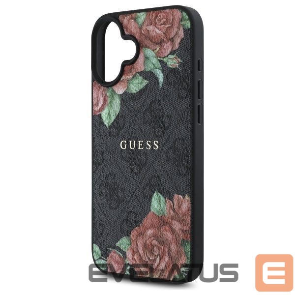 Other goods Guess Guess GUHMP16SP4ROPEMCK iPhone 16 6.1" black/black hardcase 4G Flowers Print MagSafe