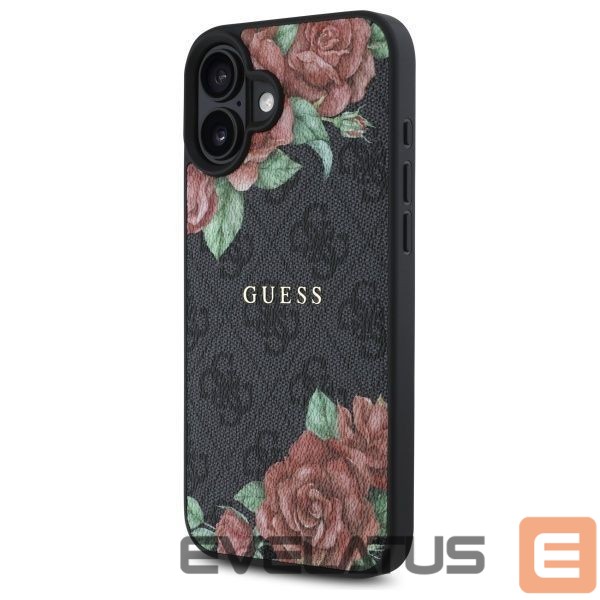 Other goods Guess Guess GUHMP16SP4ROPEMCK iPhone 16 6.1" black/black hardcase 4G Flowers Print MagSafe