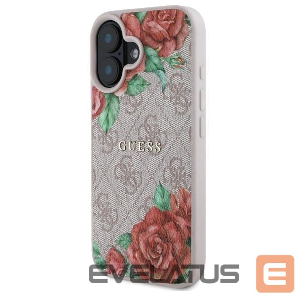 Other goods Guess Guess GUHMP16SP4ROPEMCP iPhone 16 6.1" pink/pink hardcase 4G Flowers Print MagSafe